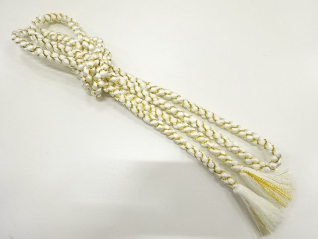 JAPANESE KIMONO / HAND-TIED OBIJIME CORD